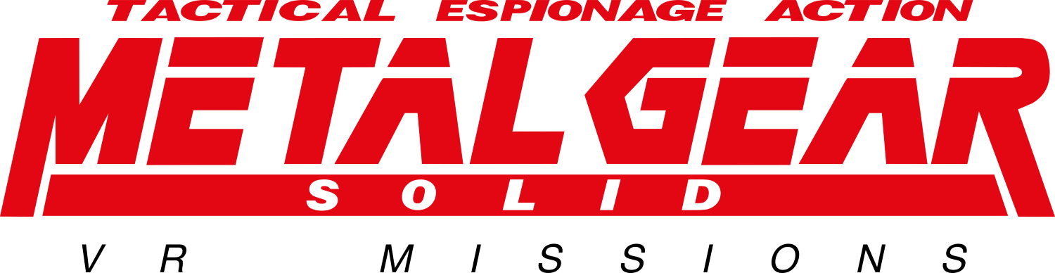 Metal Gear Solid VR Missions logo for Playstation